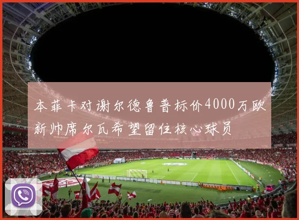 本菲卡对谢尔德鲁普标价4000万欧新帅席尔瓦希望留住核心球员